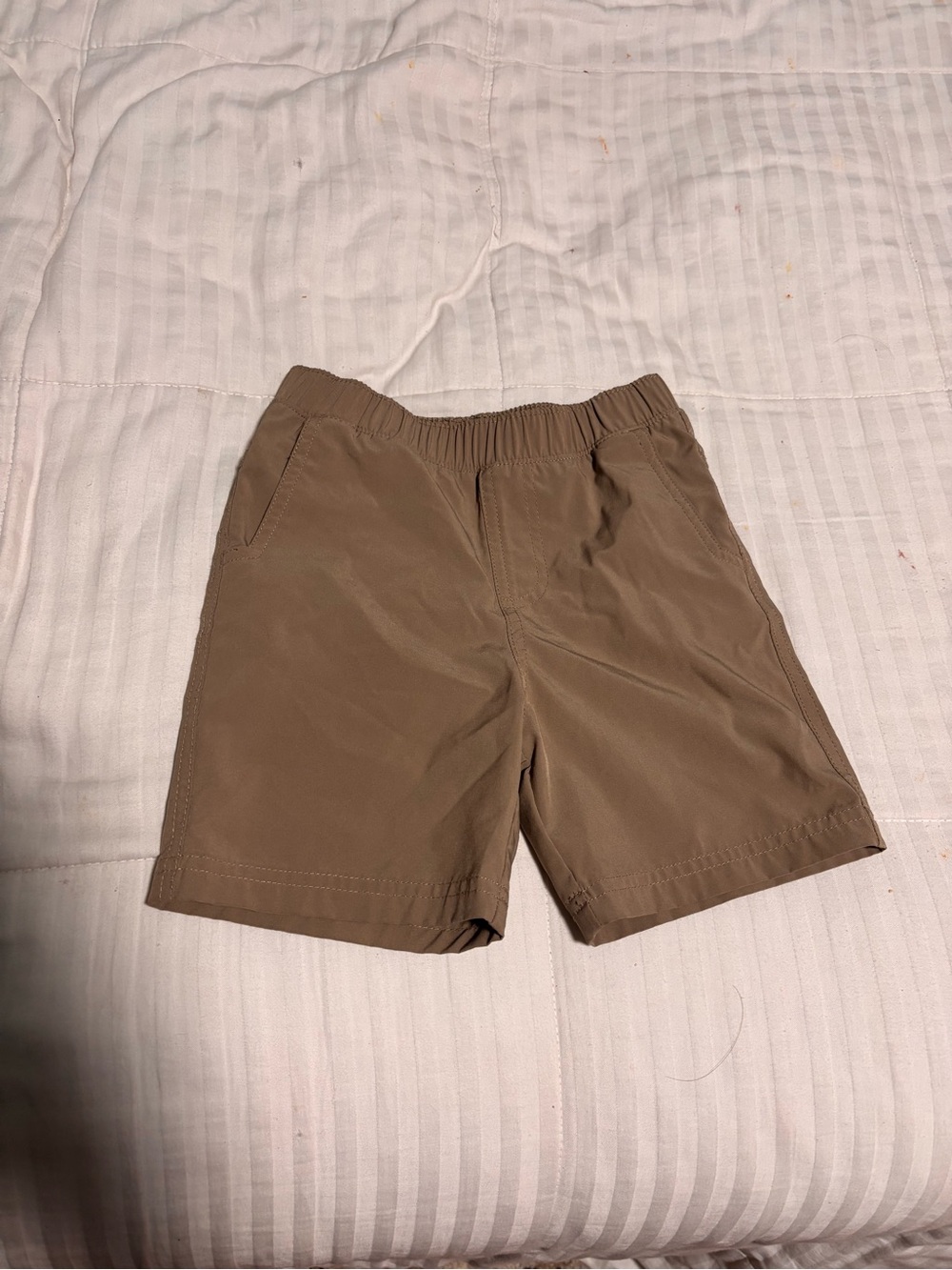 Magellan Outdoors Kids Tan Elastic-Waist Shorts